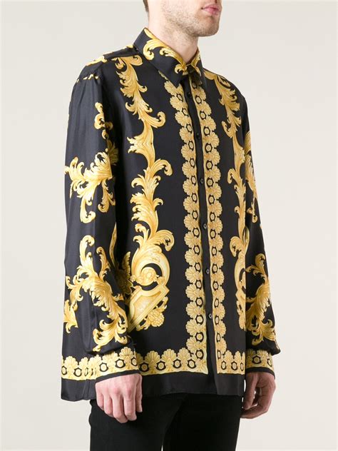 versace shirt pattern|versace style shirts for men.